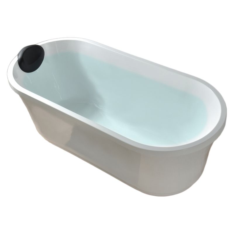 Stand Alone Antique Finish Bathtub Modern Oval Soaking Bath Tub Clearhalo 'Bathroom Remodel & Bathroom Fixtures' 'Bathtubs' 'Home Improvement' 'home_improvement' 'home_improvement_bathtubs' 'Showers & Bathtubs' 1200x1200_21bf204c-20a3-47a6-8f0d-fb41ed2be42c