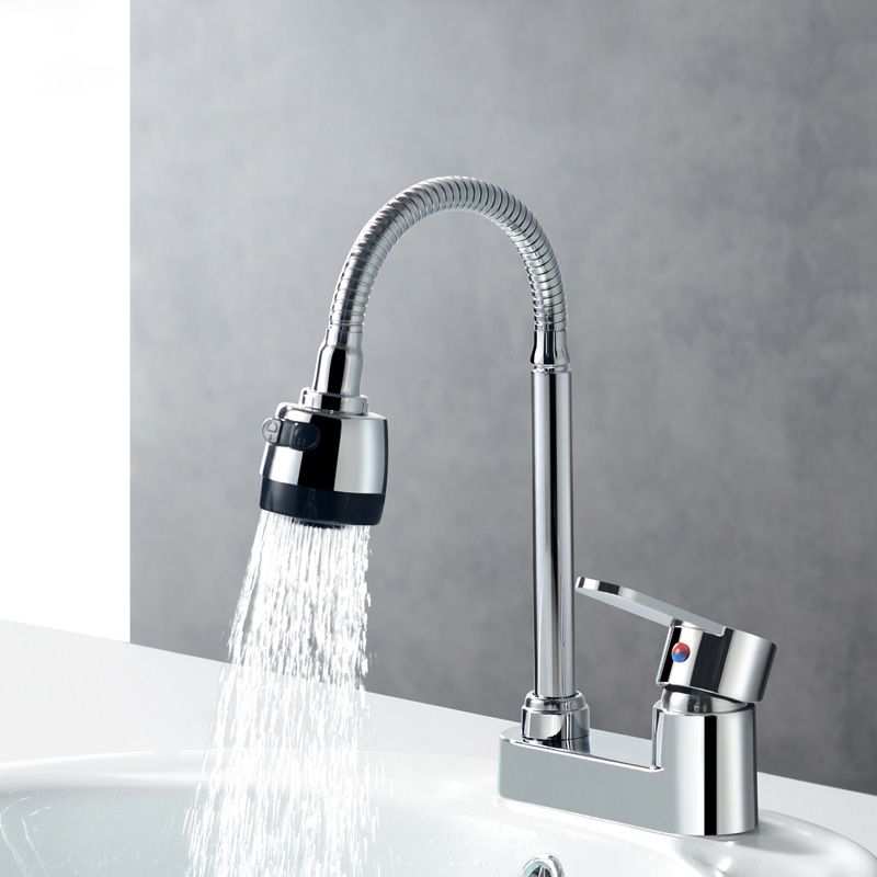 Vessel Sink Bathroom Faucet 2 Hole Faucets Chrome Lever Handle Clearhalo 'bathroom_sink_faucets' 'Conjunta de Baño y Conjunta de Grifo' 'Coronamiento de Baño y Dispositivo de Baño' 'Grifo del lavabo del baño' 'Hogar' 'home_improvement' 'home_improvement_bathroom_sink_faucets' 'Mejoras para el hogar' 1200x1200_21f12889-1fc3-410e-b4a4-bca29b843a2a