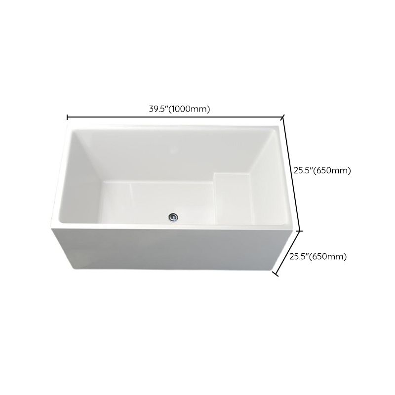 Modern Back to Wall Bathtub Rectangular Antique Finish Soaking Bath Clearhalo 'Bathroom Remodel & Bathroom Fixtures' 'Bathtubs' 'Home Improvement' 'home_improvement' 'home_improvement_bathtubs' 'Showers & Bathtubs' 1200x1200_2222a489-a0a3-4d1c-bf97-8a4abf9cca23