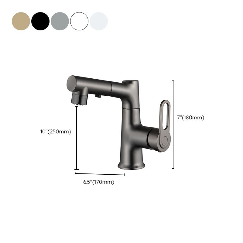 Contemporary Style Centerset Faucets Lever Handles Faucets for Bathroom Clearhalo 'Bathroom Remodel & Bathroom Fixtures' 'Bathroom Sink Faucets' 'Bathroom Sinks & Faucet Components' 'bathroom_sink_faucets' 'Home Improvement' 'home_improvement' 'home_improvement_bathroom_sink_faucets' 1200x1200_2229b6c1-3de3-4267-a996-a24f104c250d