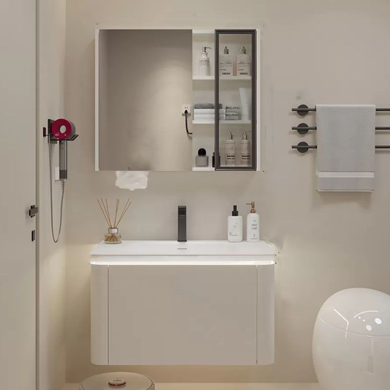 Wall Mounted Standard White Single-Sink Open Console with Sink Set Clearhalo 'Bathroom Remodel & Bathroom Fixtures' 'Bathroom Vanities' 'bathroom_vanities' 'Home Improvement' 'home_improvement' 'home_improvement_bathroom_vanities' 1200x1200_222e9ba1-d64c-4c92-a64a-a4be73cf7052