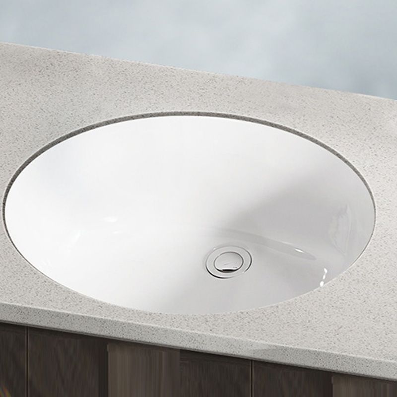 Modern Style Bathroom Sink Overflow Hole Design Oval Ceramic Bathroom Sink Clearhalo 'Bathroom Remodel & Bathroom Fixtures' 'Bathroom Sinks & Faucet Components' 'Bathroom Sinks' 'bathroom_sink' 'Home Improvement' 'home_improvement' 'home_improvement_bathroom_sink' 1200x1200_22764318-ec72-4f38-8d15-e03ae5cdace1