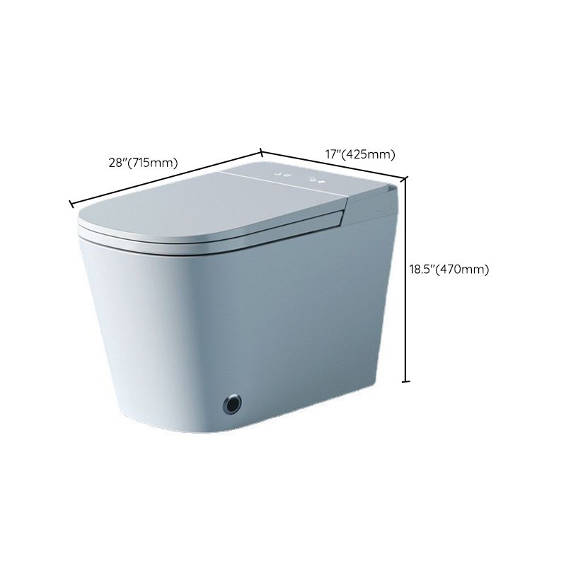 Modern Skirted Toilet Bowl Siphon Jet Toilet with Soft-Close Seat for Bathroom Clearhalo 'Bathroom Remodel & Bathroom Fixtures' 'Home Improvement' 'home_improvement' 'home_improvement_toilets' 'Toilets & Bidets' 'Toilets' 1200x1200_2285fefa-264c-4ddb-b5bf-4f19b337c582