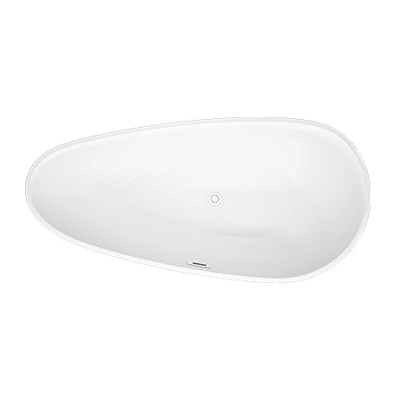 Matte Finish Oval Bathtub with Drain and Overflow Trim Acrylic Soaking Freestanding Tub Clearhalo 'Bathroom Remodel & Bathroom Fixtures' 'Bathtubs' 'Home Improvement' 'home_improvement' 'home_improvement_bathtubs' 'Showers & Bathtubs' 1200x1200_22a0037f-4121-4ee1-bb9f-65c85d60407c