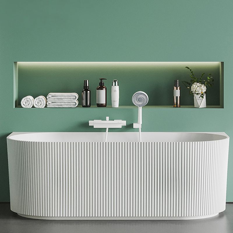 Modern White Acrylic Soaking Bathtub Rectangle Back to Wall Bathtub Clearhalo 'Bathroom Remodel & Bathroom Fixtures' 'Bathtubs' 'Home Improvement' 'home_improvement' 'home_improvement_bathtubs' 'Showers & Bathtubs' 1200x1200_22a4f291-fbe8-404d-8e4b-bf6058e0cc8e