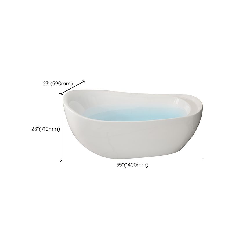 Antique Finish Soaking Modern Bath Stand Alone Oval Bath Tub Clearhalo 'Bathroom Remodel & Bathroom Fixtures' 'Bathtubs' 'Home Improvement' 'home_improvement' 'home_improvement_bathtubs' 'Showers & Bathtubs' 1200x1200_22d299ac-13b6-41b8-8990-fb00fa3bc087