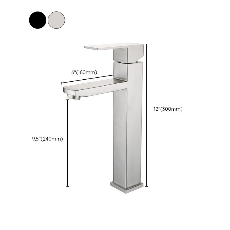 Basic Sink Faucet Plain Low Arc Metal Centerset Sink Faucet for Bathroom Clearhalo 'Bathroom Remodel & Bathroom Fixtures' 'Bathroom Sink Faucets' 'Bathroom Sinks & Faucet Components' 'bathroom_sink_faucets' 'Home Improvement' 'home_improvement' 'home_improvement_bathroom_sink_faucets' 1200x1200_2313d1e5-74ab-4f7c-a003-cba13a2274a2