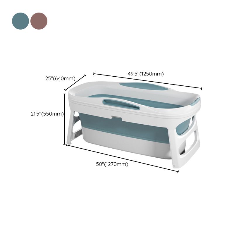 Plastic Rectangular Bath Tub Foldable Soaking Tub with Internal Drain Clearhalo 'Bathroom Remodel & Bathroom Fixtures' 'Bathtubs' 'Home Improvement' 'home_improvement' 'home_improvement_bathtubs' 'Showers & Bathtubs' 1200x1200_2340db34-7f2c-478e-83a6-1247a7e48e59