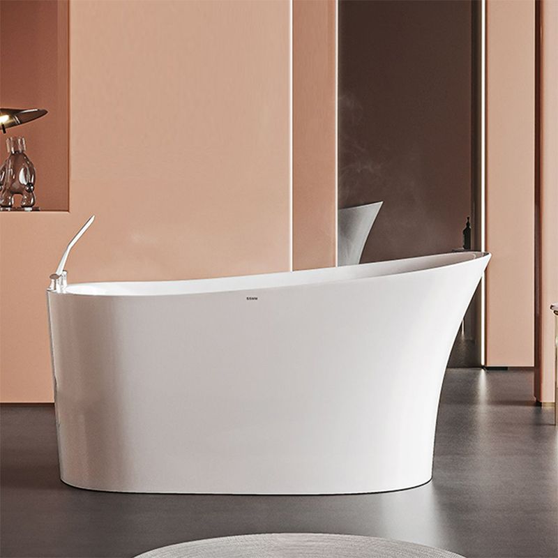 Back to Wall Bathtub Antique Finish Soaking Acrylic Bath Tub Clearhalo 'Bathroom Remodel & Bathroom Fixtures' 'Bathtubs' 'Home Improvement' 'home_improvement' 'home_improvement_bathtubs' 'Showers & Bathtubs' 1200x1200_234511bc-46d9-4c3c-b2fb-5709df49dc10