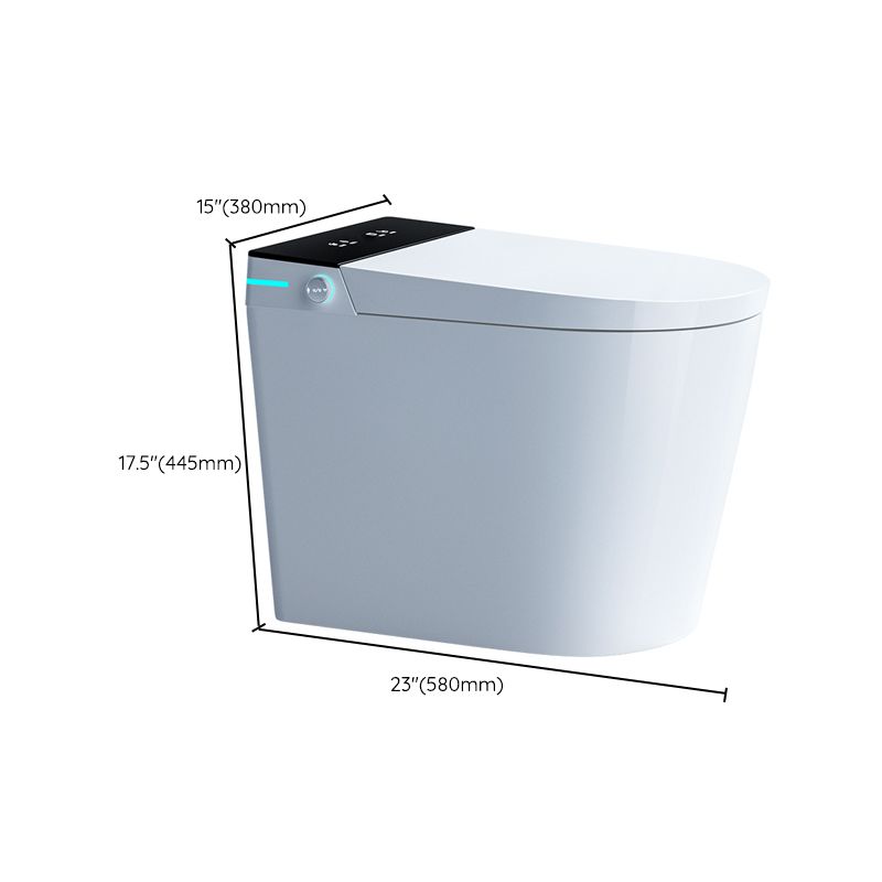 Modern Flush Toilet Heated Seat One-Piece Toilet with Slow Close Seat Clearhalo 'Bathroom Remodel & Bathroom Fixtures' 'Home Improvement' 'home_improvement' 'home_improvement_toilets' 'Toilets & Bidets' 'Toilets' 1200x1200_237d2180-cb58-4c08-be0c-880f22d87172
