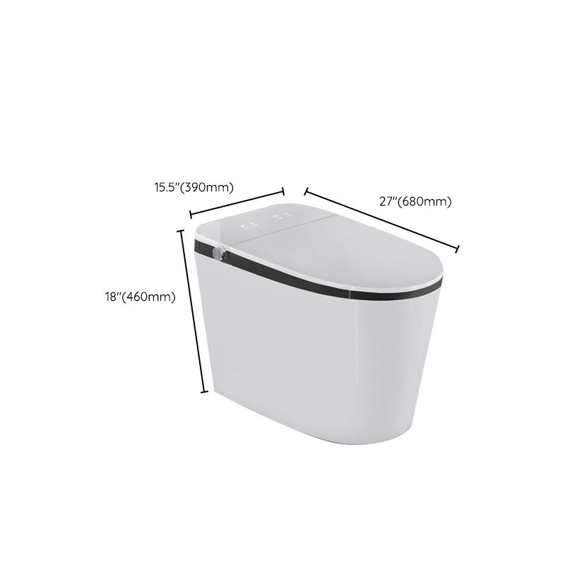 Contemporary White Elongated Water Pressure Control Dryer Floor Mount Bidet Clearhalo 'Bathroom Remodel & Bathroom Fixtures' 'Bidets' 'Home Improvement' 'home_improvement' 'home_improvement_bidets' 'Toilets & Bidets' 1200x1200_23a3f60b-383c-4c45-aea4-035649e9f4ae