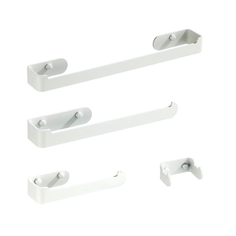 Aluminum Alloy Bathroom Set 4-piece Modern Style Bathroom Hardware Set Clearhalo 'Bathroom Hardware Sets' 'Bathroom Hardware' 'Bathroom Remodel & Bathroom Fixtures' 'bathroom_hardware_sets' 'Home Improvement' 'home_improvement' 'home_improvement_bathroom_hardware_sets' 1200x1200_23a6bcfd-8486-4ca2-9bac-4b4d0a1ec61d