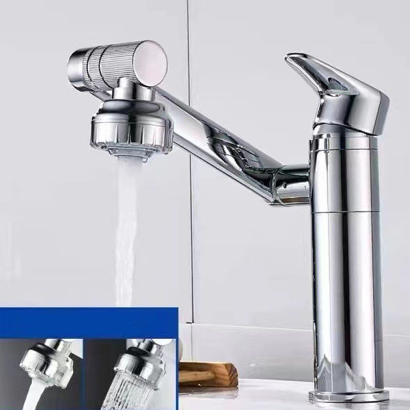 Glam Style Faucet Single Handle Vessel Sink Bathroom Faucet with Waterfall Spout Clearhalo 'Bathroom Remodel & Bathroom Fixtures' 'Bathroom Sink Faucets' 'Bathroom Sinks & Faucet Components' 'bathroom_sink_faucets' 'Home Improvement' 'home_improvement' 'home_improvement_bathroom_sink_faucets' 1200x1200_23b44f89-e5df-4bb7-b296-cc1c0cbeedf8