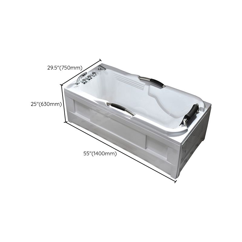 Flat Bottom Soaking Tub Antique Finish Rectangular Modern Bath Tub Clearhalo 'Bathroom Remodel & Bathroom Fixtures' 'Bathtubs' 'Home Improvement' 'home_improvement' 'home_improvement_bathtubs' 'Showers & Bathtubs' 1200x1200_24026e8d-41b0-449f-9636-9705956c88ec