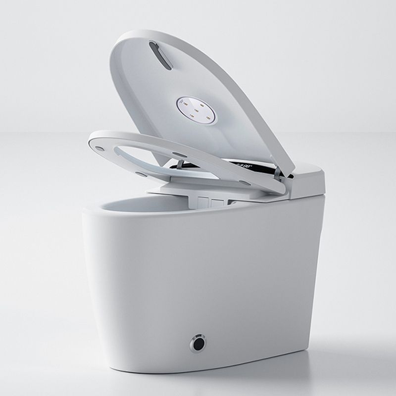 Elongated Ceramic Smart Toilet Seat Bidet in Tankless with Heated Seat Clearhalo 'Bathroom Remodel & Bathroom Fixtures' 'Bidets' 'Home Improvement' 'home_improvement' 'home_improvement_bidets' 'Toilets & Bidets' 1200x1200_241a12f1-bcc9-45a6-a730-124a1acd949d