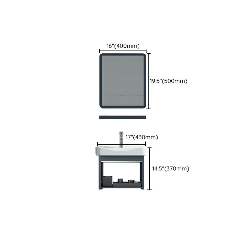 Wall Mount Sink Included Bath Vanity with Faucet for Bathroom Clearhalo 'Bathroom Remodel & Bathroom Fixtures' 'Bathroom Vanities' 'bathroom_vanities' 'Home Improvement' 'home_improvement' 'home_improvement_bathroom_vanities' 1200x1200_24524e23-b649-4936-b9ea-46a4585f4e4d