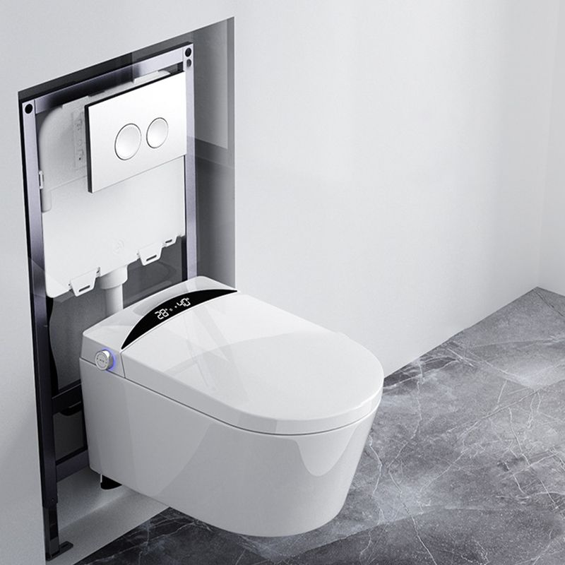 Modern Concealed Tank Toilet Skirted ABS Wall Mount Flush Toilet with Seat Clearhalo 'Bathroom Remodel & Bathroom Fixtures' 'Home Improvement' 'home_improvement' 'home_improvement_toilets' 'Toilets & Bidets' 'Toilets' 1200x1200_245c658c-b553-4559-b95a-02097b2640d2