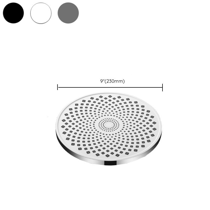 Round Dual Shower Head H2O Kinetic Technology Adjustable Shower Head Clearhalo 'Bathroom Remodel & Bathroom Fixtures' 'Home Improvement' 'home_improvement' 'home_improvement_shower_heads' 'Shower Heads' 'shower_heads' 'Showers & Bathtubs Plumbing' 'Showers & Bathtubs' 1200x1200_2477cfa8-cb7f-4825-8616-86354c5c619b