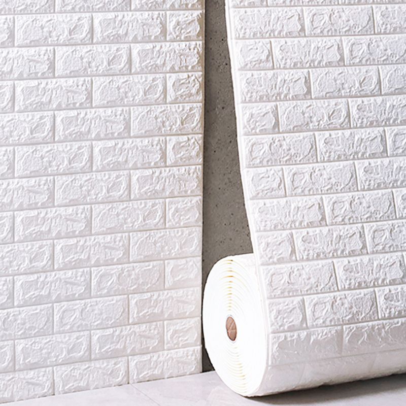Modern Wall Ceiling Peel and Stick 3D Embossed Wall Paneling in White Clearhalo 'Flooring 'Home Improvement' 'home_improvement' 'home_improvement_wall_paneling' 'Wall Paneling' 'wall_paneling' 'Walls & Ceilings' Walls and Ceiling' 1200x1200_247e8db3-1f1a-4b8d-bcc5-c9b0f583fc56
