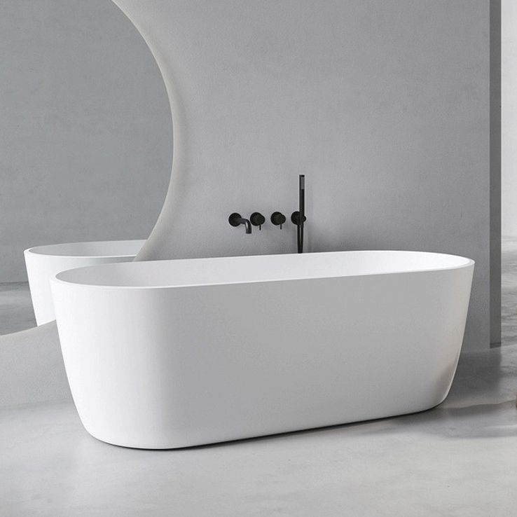 Stone Soaking Freestanding Bathtub Antique Finish Modern Bath Tub Clearhalo 'Bathroom Remodel & Bathroom Fixtures' 'Bathtubs' 'Home Improvement' 'home_improvement' 'home_improvement_bathtubs' 'Showers & Bathtubs' 1200x1200_249e3815-db1b-4a87-b623-353e912765b0