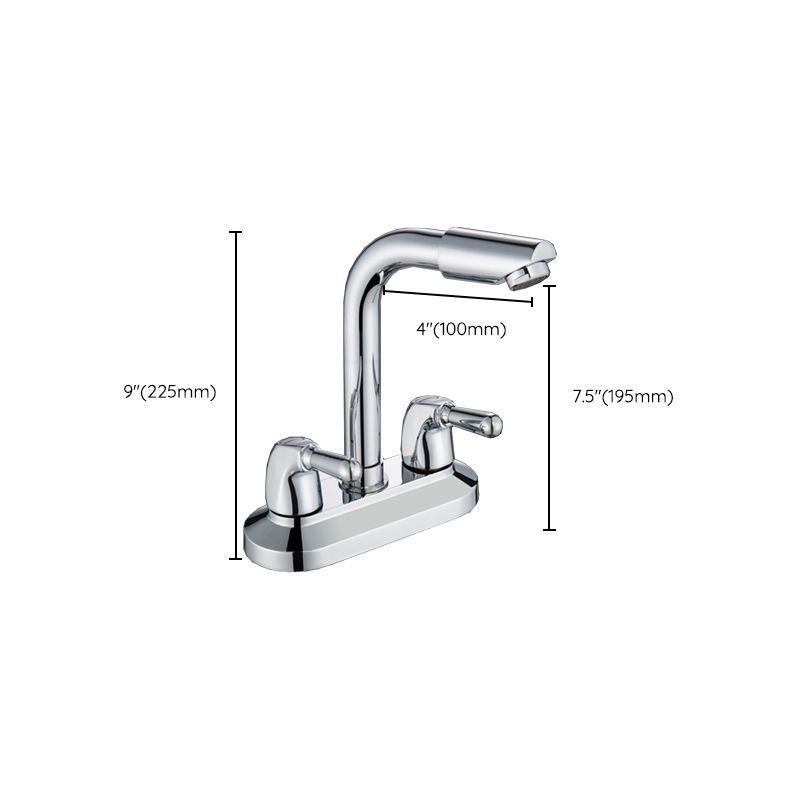 2 Handle Modern Vessel Sink Faucet Swivel Spout Bathroom Faucet Clearhalo 'Bathroom Remodel & Bathroom Fixtures' 'Bathroom Sink Faucets' 'Bathroom Sinks & Faucet Components' 'bathroom_sink_faucets' 'Home Improvement' 'home_improvement' 'home_improvement_bathroom_sink_faucets' 1200x1200_24a2000e-2c4e-4292-9d83-7c1f86331ecc