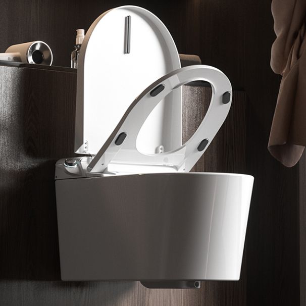 Horizontal Elongated Contemporary Wall Hung Toilet Set with Remote Clearhalo 'Bathroom Remodel & Bathroom Fixtures' 'Bidets' 'Home Improvement' 'home_improvement' 'home_improvement_bidets' 'Toilets & Bidets' 1200x1200_24a8ccdb-15df-40d7-a6ca-1a179e5923e9