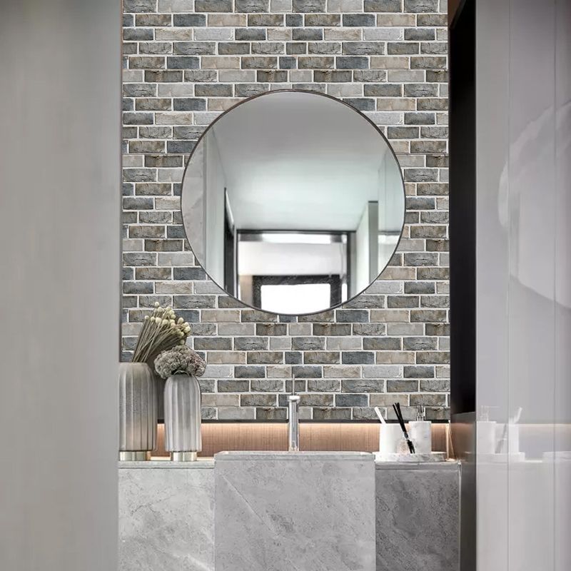 Retro Brick Wall Panel Industrial Style Home Living Room Bathroom Panel Wall (5-pack) Clearhalo 'Flooring 'Home Improvement' 'home_improvement' 'home_improvement_wall_paneling' 'Wall Paneling' 'wall_paneling' 'Walls & Ceilings' Walls and Ceiling' 1200x1200_24b181dd-10bc-4e9a-bdad-e45ea52bc10d