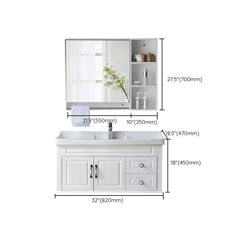 Modern Bathroom Vanity Set Wooden Freestanding Bathroom Vanity Set Clearhalo 'Bathroom Remodel & Bathroom Fixtures' 'Bathroom Vanities' 'bathroom_vanities' 'Home Improvement' 'home_improvement' 'home_improvement_bathroom_vanities' 1200x1200_24bd44c3-5bda-4012-95b3-692035c8db43