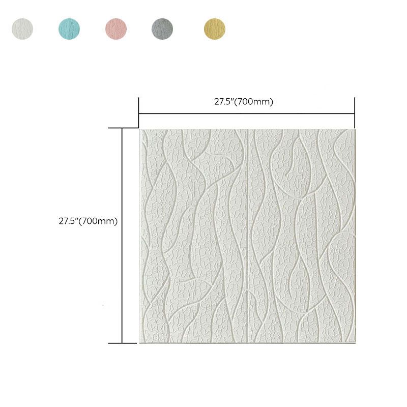 Modern Wall Plank 3D Brick Bathroom Living Room Wall Panels Set of 40 Clearhalo 'Flooring 'Home Improvement' 'home_improvement' 'home_improvement_wall_paneling' 'Wall Paneling' 'wall_paneling' 'Walls & Ceilings' Walls and Ceiling' 1200x1200_25101b25-92d2-4b6d-8707-b6ac08d66142