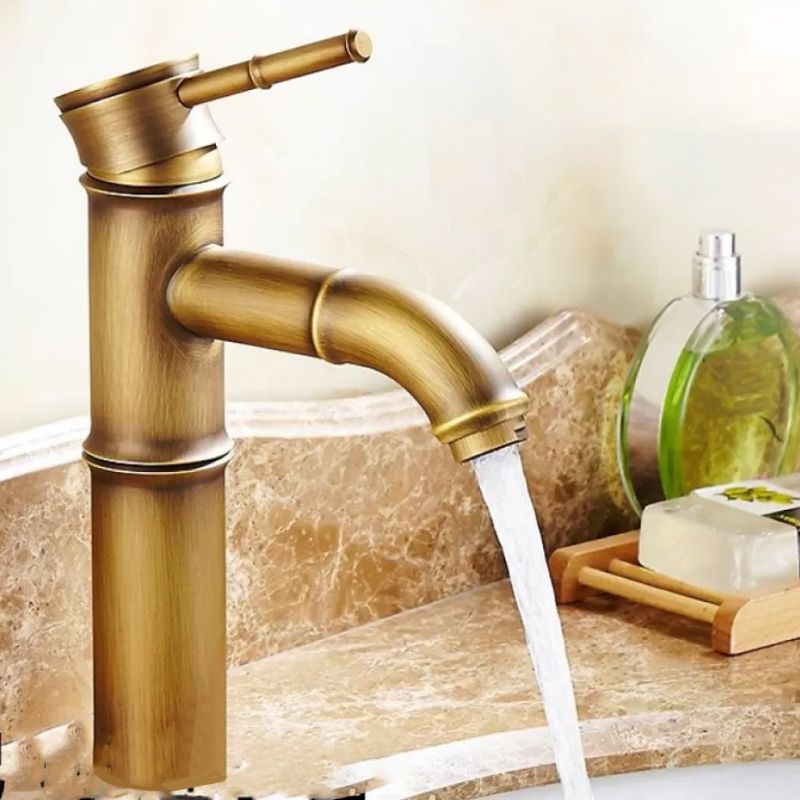 Country Style Vessel Bathroom Faucet Brass Lever Handle Vanity Sink Faucet Clearhalo 'bathroom_sink_faucets' 'Conjunta de Baño y Conjunta de Grifo' 'Coronamiento de Baño y Dispositivo de Baño' 'Grifo del lavabo del baño' 'Hogar' 'home_improvement' 'home_improvement_bathroom_sink_faucets' 'Mejoras para el hogar' 1200x1200_251d373d-581f-40f4-ba0d-ce9bd5eb932c