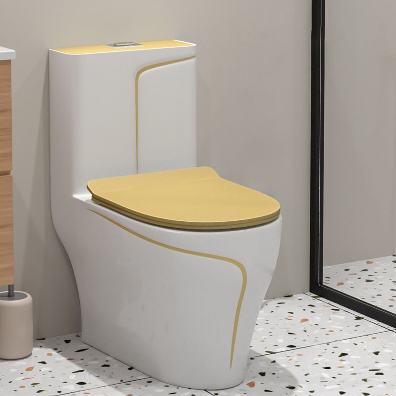 Traditional Skirted Toilet Floor Mount One-Piece Flush Toilet with Slow Close Seat Clearhalo 'Bathroom Remodel & Bathroom Fixtures' 'Home Improvement' 'home_improvement' 'home_improvement_toilets' 'Toilets & Bidets' 'Toilets' 1200x1200_25293da3-8b0b-4d9d-8f6e-61740112f8c6