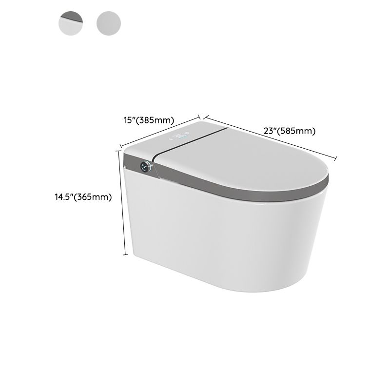 Elongated Wall Mounted Bidet Dryer White Wall Hung Toilet Set Clearhalo 'Bathroom Remodel & Bathroom Fixtures' 'Bidets' 'Home Improvement' 'home_improvement' 'home_improvement_bidets' 'Toilets & Bidets' 1200x1200_2553ef72-b546-42e1-9e82-c9f645b44e6c