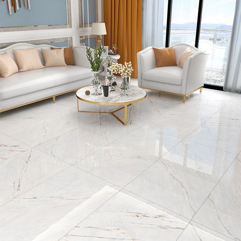 Mirrored Singular Tile Marble Rectangular Modern Floor and Wall Tile Clearhalo 'Floor Tiles & Wall Tiles' 'floor_tiles_wall_tiles' 'Flooring 'Home Improvement' 'home_improvement' 'home_improvement_floor_tiles_wall_tiles' Walls and Ceiling' 1200x1200_25637da7-5c8c-415c-936a-25cf52cd6de4