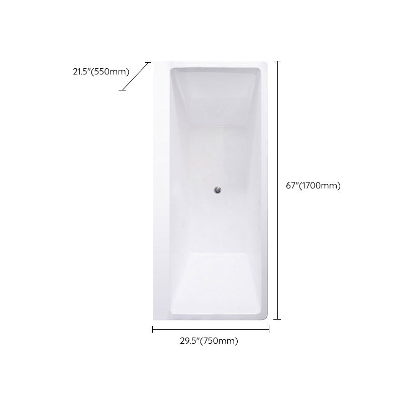 Modern White Acrylic Embedded Bathtub with Drain Bath Tub and Massage Device Clearhalo 'Bathroom Remodel & Bathroom Fixtures' 'Bathtubs' 'Home Improvement' 'home_improvement' 'home_improvement_bathtubs' 'Showers & Bathtubs' 1200x1200_265014f3-c43d-4694-a2c7-f693ddd88d0a