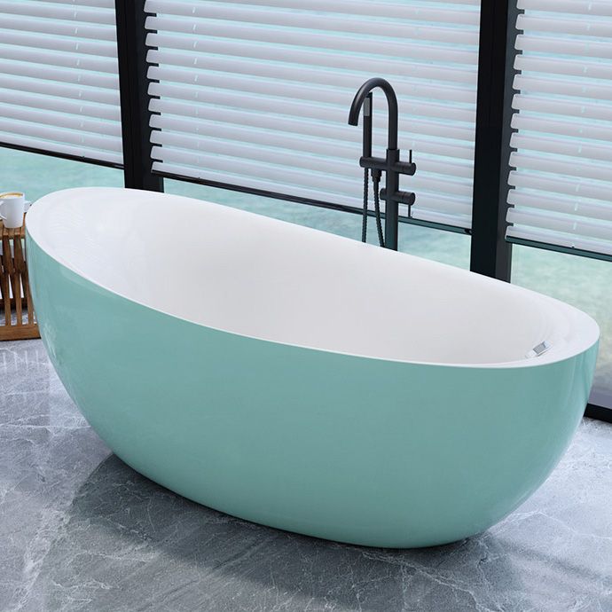 Bathroom Modern Single Slipper Bathtub Stand Alone Acrylic Bath Tub Clearhalo 'Bathroom Remodel & Bathroom Fixtures' 'Bathtubs' 'Home Improvement' 'home_improvement' 'home_improvement_bathtubs' 'Showers & Bathtubs' 1200x1200_2658d4d8-085d-473b-980a-6a9f7bc4a79d