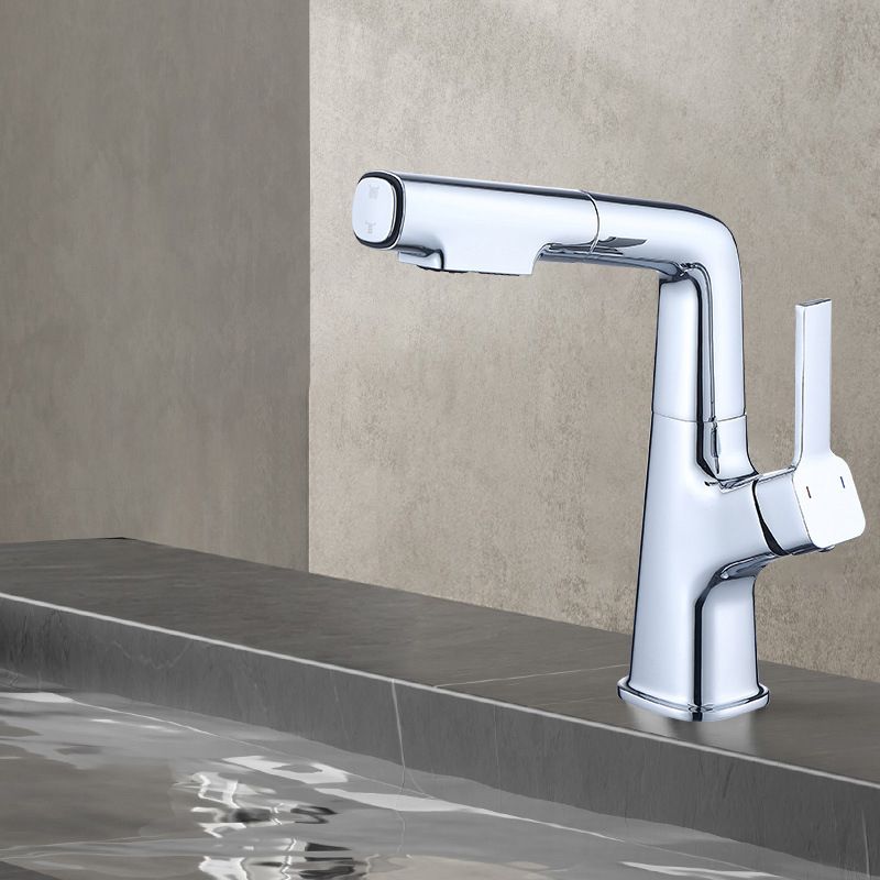 1 Handles Contemporary Vessel Sink Faucet 1 Hole Faucet for Bathroom Clearhalo 'Bathroom Remodel & Bathroom Fixtures' 'Bathroom Sink Faucets' 'Bathroom Sinks & Faucet Components' 'bathroom_sink_faucets' 'Home Improvement' 'home_improvement' 'home_improvement_bathroom_sink_faucets' 1200x1200_2672f492-6b60-4eee-8514-efa0277945d2