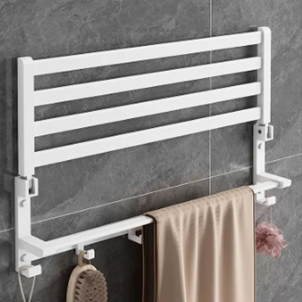 Modern White Bathroom Hardware Set Towel Bar Bath Shelf Bath Hardware Set Clearhalo 'Bathroom Hardware Sets' 'Bathroom Hardware' 'Bathroom Remodel & Bathroom Fixtures' 'bathroom_hardware_sets' 'Home Improvement' 'home_improvement' 'home_improvement_bathroom_hardware_sets' 1200x1200_26ada3db-4e87-4d57-bdd9-68a89b24bfc5