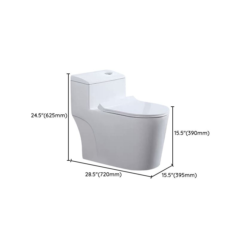 One-Piece Toilet Flush Toilet Floor Mounted UF Siphon Jet Toilet Bowl Clearhalo 'Bathroom Remodel & Bathroom Fixtures' 'Home Improvement' 'home_improvement' 'home_improvement_toilets' 'Toilets & Bidets' 'Toilets' 1200x1200_26b8dfbf-2b26-4470-96ed-c406376a353b