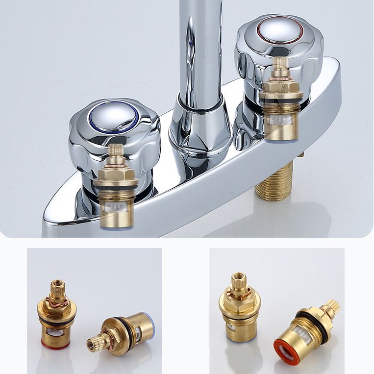 High-Arc Swivel Faucet Two Handles Brass Vessel Faucet for Bathroom Clearhalo 'Bathroom Remodel & Bathroom Fixtures' 'Bathroom Sink Faucets' 'Bathroom Sinks & Faucet Components' 'bathroom_sink_faucets' 'Home Improvement' 'home_improvement' 'home_improvement_bathroom_sink_faucets' 1200x1200_26c857fd-9459-46f5-94a8-8bd98b7594b8