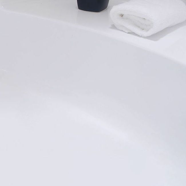 Acrylic Corner Soaking Bathtub Antique Finish Back to Wall Bath Tub Clearhalo 'Bathroom Remodel & Bathroom Fixtures' 'Bathtubs' 'Home Improvement' 'home_improvement' 'home_improvement_bathtubs' 'Showers & Bathtubs' 1200x1200_26cecbfb-1cf1-49eb-bac0-e434b80fa4f7