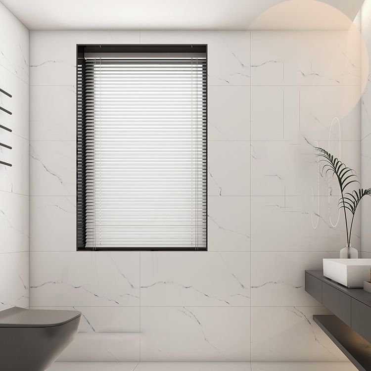 Rectangular White Tile Modern Straight Edge Polished Wall Tile Clearhalo 'Floor Tiles & Wall Tiles' 'floor_tiles_wall_tiles' 'Flooring 'Home Improvement' 'home_improvement' 'home_improvement_floor_tiles_wall_tiles' Walls and Ceiling' 1200x1200_271581d4-9662-414e-9203-7e4488081ab4