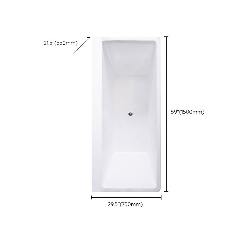 Modern White Acrylic Embedded Bathtub with Drain Bath Tub and Massage Device Clearhalo 'Bathroom Remodel & Bathroom Fixtures' 'Bathtubs' 'Home Improvement' 'home_improvement' 'home_improvement_bathtubs' 'Showers & Bathtubs' 1200x1200_276e8d43-8337-4f7f-b044-231a59be673a