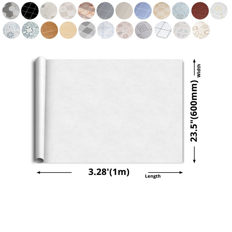 Multi-Tonal Style Vinyl Plank Ceramic Print Peel and Stick Vinyl Plank Flooring Clearhalo 'Flooring 'Home Improvement' 'home_improvement' 'home_improvement_vinyl_flooring' 'Vinyl Flooring' 'vinyl_flooring' Walls and Ceiling' 1200x1200_2777fce6-448c-4764-bb4b-a4788708adcf