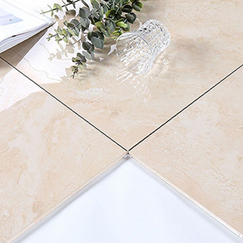 Modern Square Marbling Singular Tile Slip Resistant Polished Tile Clearhalo 'Floor Tiles & Wall Tiles' 'floor_tiles_wall_tiles' 'Flooring 'Home Improvement' 'home_improvement' 'home_improvement_floor_tiles_wall_tiles' Walls and Ceiling' 1200x1200_27d1040c-507a-4b48-8460-96312d432d72