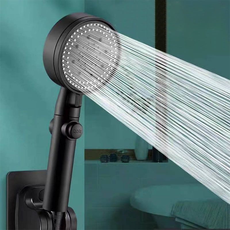 Contemporary Shower Head Handheld Shower Head Wall-Mount Round Plastic Shower Head Combo Clearhalo 'Bathroom Remodel & Bathroom Fixtures' 'Home Improvement' 'home_improvement' 'home_improvement_shower_heads' 'Shower Heads' 'shower_heads' 'Showers & Bathtubs Plumbing' 'Showers & Bathtubs' 1200x1200_280d3e59-ca17-4547-84a1-310ada5101ab