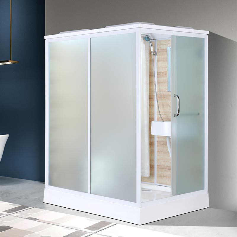 Modern Framed Shower Stall Clear Tempered Shower Stall for Bathroom Clearhalo 'Bathroom Remodel & Bathroom Fixtures' 'Home Improvement' 'home_improvement' 'home_improvement_shower_stalls_enclosures' 'Shower Stalls & Enclosures' 'shower_stalls_enclosures' 'Showers & Bathtubs' 1200x1200_2846e460-fb3e-4ff0-a302-73027b774538