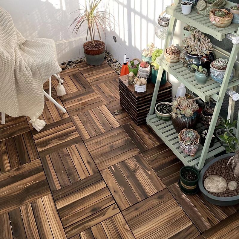 Farmhouse Engineered Floor Tile Water Resistant Click Lock Indoor Wooden Floor Clearhalo 'Flooring 'Hardwood Flooring' 'hardwood_flooring' 'Home Improvement' 'home_improvement' 'home_improvement_hardwood_flooring' Walls and Ceiling' 1200x1200_289e2963-e204-42d8-b65c-30a4c67444f8