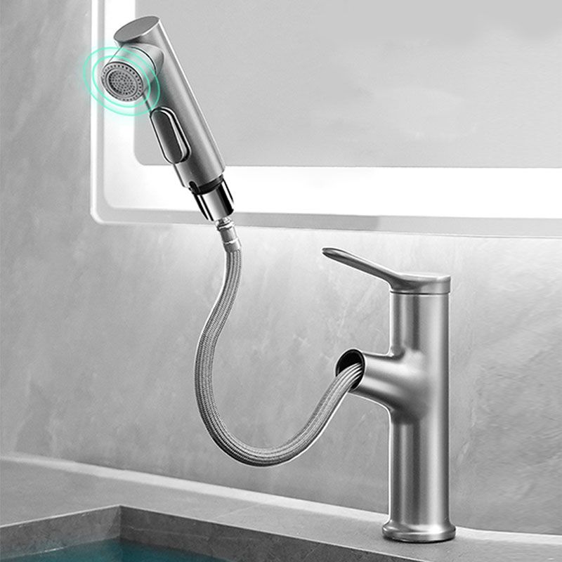 Modern Vessel Faucet Brass Single Handle Low Arc Vessel Faucet for Home Clearhalo 'bathroom_sink_faucets' 'Conjunta de Baño y Conjunta de Grifo' 'Coronamiento de Baño y Dispositivo de Baño' 'Grifo del lavabo del baño' 'Hogar' 'home_improvement' 'home_improvement_bathroom_sink_faucets' 'Mejoras para el hogar' 1200x1200_28a7292c-09d7-4308-a095-23a93aaf1982