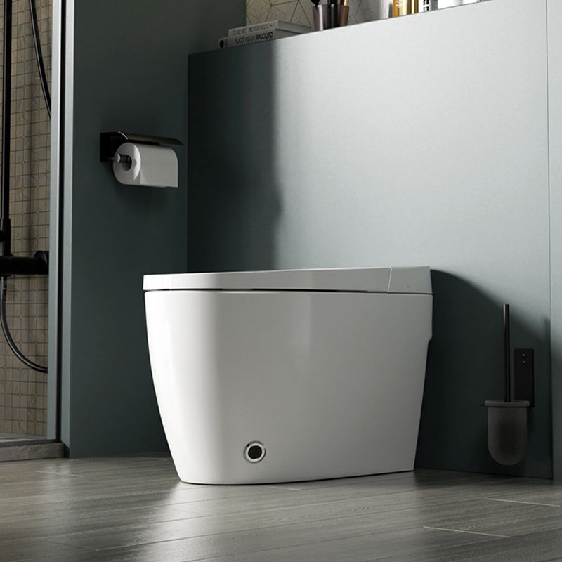 White Elongated Floor Standing Bidet with Heated Seat Stain Resistant Clearhalo 'Bathroom Remodel & Bathroom Fixtures' 'Bidets' 'Home Improvement' 'home_improvement' 'home_improvement_bidets' 'Toilets & Bidets' 1200x1200_28a7f777-e1a6-4e2b-a64e-789e5ebad16b