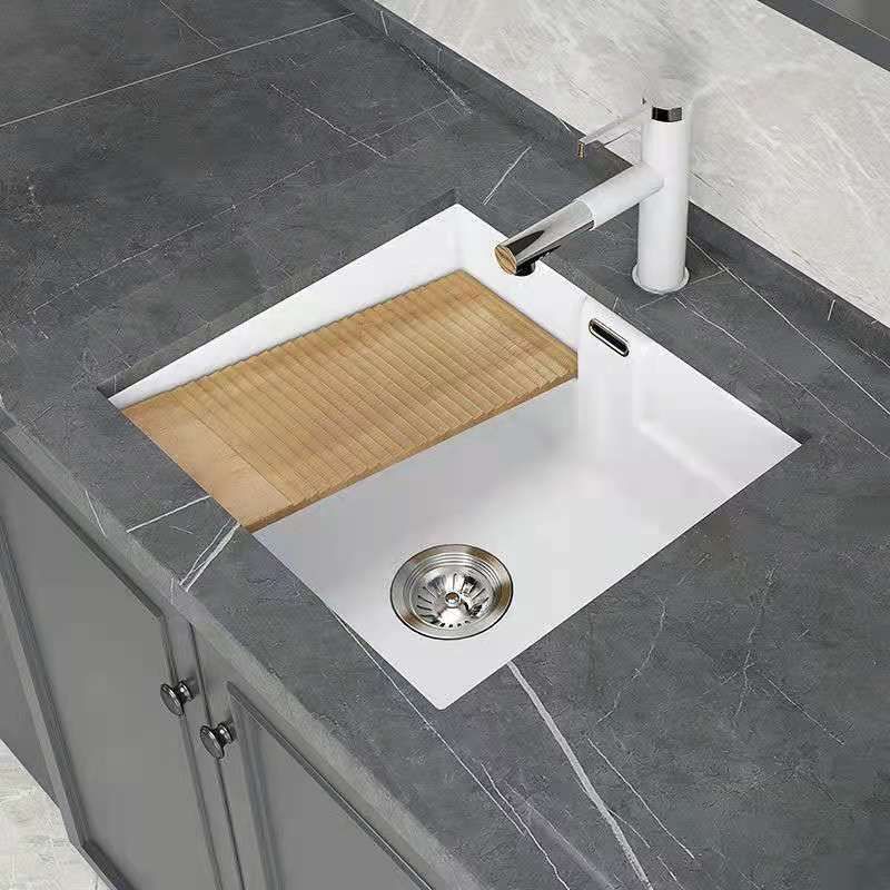 Modern Undermount Vanity Sink Rectangular Porcelain with Overflow and Faucet Vessel Clearhalo 'Bathroom Remodel & Bathroom Fixtures' 'Bathroom Sinks & Faucet Components' 'Bathroom Sinks' 'bathroom_sink' 'Home Improvement' 'home_improvement' 'home_improvement_bathroom_sink' 1200x1200_28bf7459-3b96-4eb0-83c3-daf77b2a4143